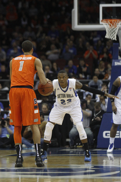 Michael Carter-Williams commands Syracuse in the half-court offense. The sophomore point guard played all 40 minutes Saturday, dropping 14 points, three assists and one turnover on the night.