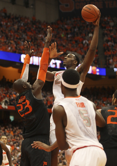 Rakeem Christmas rises up in the post.