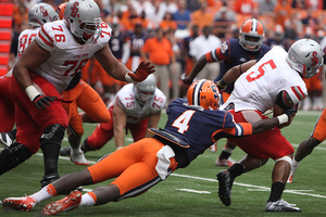 Brandon Reddish and the Syracuse defense have been plagued by sloppy play this season. Missed tackles have led to breakaway runs from opposing running backs in all four games. The SU defense ranks seventh in the Big East in rushing yards allowed per game. Pittsburgh’s two leading rushers combine for more than 150 yards per game.