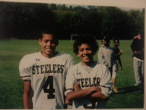 K.J. Williams (left) and A.J. Long (right) bring their near-lifelong bond to Syracuse next fall. The two cousins are recruits in the Orange's Class of 2014.