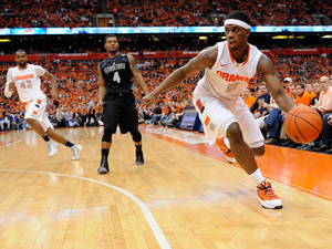 C.J. Fair will use Tuesday's scrimmage versus Ryerson to continue to sharpen his ball-handling and passing. 