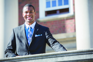 Duane Ford, a junior policy studies major, hopes to address matters of tuition, academic advising and diversity at SU. 