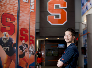 Eric White in his first year at Syracuse and has pushed the football program forward as its director of recruiting. 