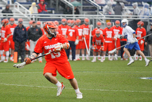 Joe DeMarco had been making progress in practice before he earned the first faceoff against Duke. The freshman is now in a six-player mix at the X for a team greatly struggling there. 