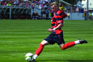 Liam Callahan, who transferred to Syracuse from Villanova, is finding success as one of the Orange's wing backs. 