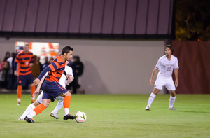 Forward Alex Halis provided a spark off the bench for Syracuse and created a flurry of chances on offense, although the Orange couldn't capitalize on them.