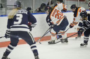 Alysha Burriss is one of three freshmen on Syracuse's second line that have led a developing offense so far this season. 