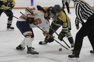 Despite scoring only one game this season, SU head coach Paul Flanagan has showed trust in Jessica Sibley to come up big in clutch situations. 