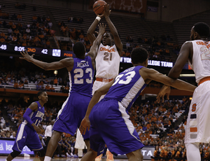 Syracuse forward Tyler Roberson looks to continue his role when the Orange faces California at 9:30 p.m. on Thursday night.