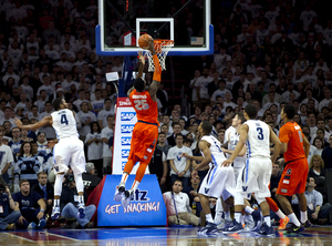 Rakeem Christmas says he's thrilled for the opportunity he may have to be teammates with LeBron James.