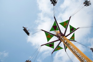 Flying sky-high at the New York State Fair.