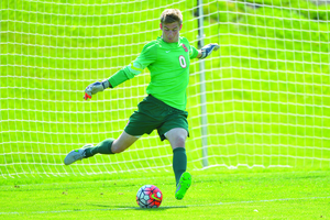 Freshman goalkeeper Austin Aviza is replacing former SU goalie Alex Bono, who helped the Orange secure 12 shutouts last season.