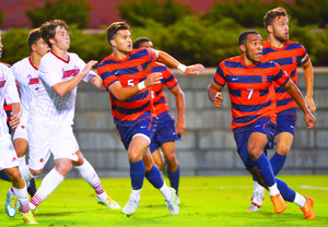 Syracuse is still fine tuning its defensive schemes on corner kicks, having allowed two of its five goals this season off set pieces.