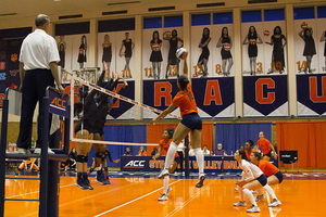 Silvi Uatarra has 1,307 career kills for Syracuse, good for seventh-best all-time in program history.