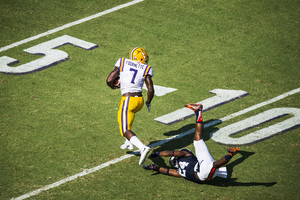 Leonard Fournette is a man among boys, his high school coach says. The sophomore will take his trek to a possible Heisman Trophy through Syracuse this weekend.