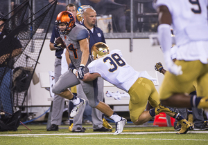 Ben Lewis will miss out on Syracuse's game against No. 25 Pitt with an upper-body injury. The junior has caught 13 passes for 129 yards and a touchdown this year.