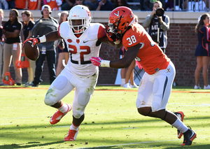 Jordan Fredericks has averaged 5.3 yards per carry through six games. Last week, the true freshman was named the starting running back over two juniors.