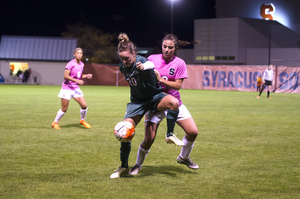 Syracuse's defense shut out Miami in the first half and after allowing a goal in the 58th minute, SU locked down the rest of the way.