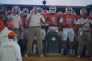 Syracuse will host No. 1 Clemson at 3:30 p.m. on Saturday.