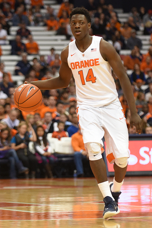 Kaleb Joseph scored 11 points in Syracuse's first exhibition game and showed flashes of the refined player he's become.