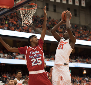 Tyler Roberson poured in 10 points and shot well from the perimeter in Syracuse's exhibition win over Florida Southern. 