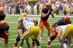 Zack Mahoney will start for Syracuse against No. 1 Clemson on Saturday. The Orange has to win out to automatically qualify for a bowl.