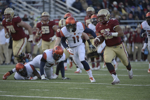 Syracuse's game against Boston College will be played at 12:30 p.m. and broadcast on regional sports networks.