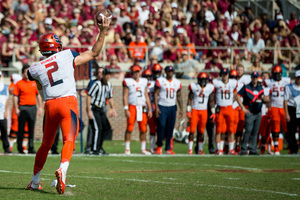 Eric Dungey completed just 11-of-24 passes and had one of his worst games as the Orange fell for the fifth straight game on Saturday. 