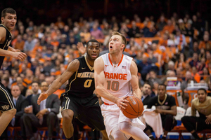 Trevor Cooney hit 6-of-11 of his 3-point shots and 7-of-14 from the floor on his way to scoring 25 points. Syracuse crushed Wake Forest, 83-55. 