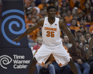 Chinonso Obokoh may not have big numbers on the stat sheet, but he was able to play key minutes for Syracuse when several of its bigs were in foul trouble. 