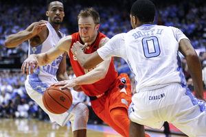 Syracuse visits Chapel Hill for a 7 p.m. matchup with North Carolina on Monday. The Orange is coming off a win over N.C. State on Saturday.