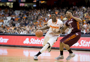 Syracuse will host Virginia Tech at 8 p.m. on Tuesday.