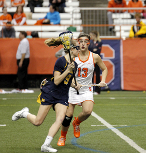 Mallory Vehar is one of No. 2 Syracuse's returning defensive starters and will help lead  the Orange into its matchup with No. 3 Florida. 