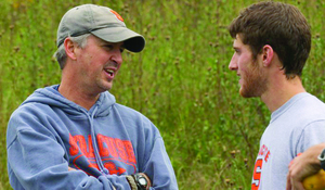 Chris Fox was named the ACC's men's indoor track coach of the year on Friday. 