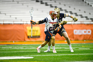 Jordan Evans scored three goals in the third quarter against Notre Dame, flashing the potential he has at attack. 