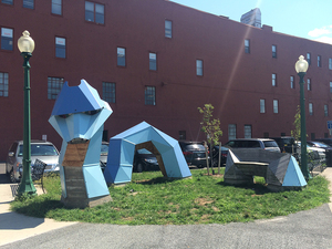 Use Pokemon go to check out some hidden gems around Syracuse, including this sea monster statue on Fayette Street. 