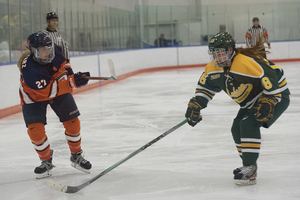 Heather Schwarz scored a pair of goals against No. 7 North Dakota.