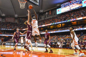 Tyler Roberson erupted with 18 points in Syracuse's season-opening win over Colgate.