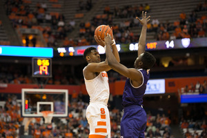 Andrew White found his stroke from beyond the arc, going 5-of-10 from 3-point land.