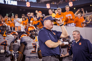 Shafer served as SU's head coach from 2013-15, finishing 14-23. 