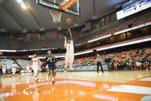 Alexis Peterson, who was named a finalist for the Nancy Lieberman Award, has Syracuse rolling to No. 20 in the country. 