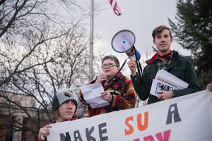 Dana Cloud, professor of communication and rhetorical studies, said she sees the current women's movement as a new wave in historic women's labor protests.