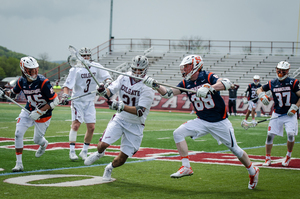 Andrew Helmer has caused seven turnovers, third on the team. He and Austin Fusco are key in Syracuse's first round matchup against Yale.