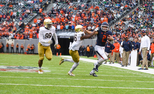 Syracuse lost to UND at MetLife Stadium last year in a matchup that will become more common in the future. 