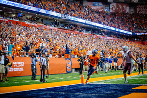 Last year, SU cruised past Colgate, 33-7, in the season opener. 