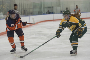 Schwarz is one of three Syracuse players on a roster in the National Women's Hockey League, joining Jessica Sibley and Jacquie Greco.