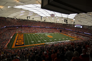 The last time SU played LSU, shown here in 2015, visiting running back Leonard Fournette ran for 244 yards and two TDs. 