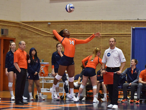 With assists, kills and digs, Jalissa Trotter’s versatility is making the difference for the Orange.