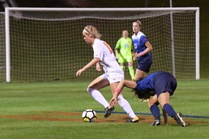 The Cavaliers pulled away, netting a penalty kick to go up, 3-1