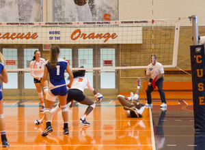 Syracuse almost forced a decisive fifth set, but it collapsed in the fourth set as Florida State took home the win.